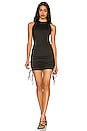 view 1 of 3 Cory Ruched Side Dress in Black