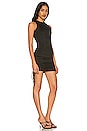 view 2 of 3 Cory Ruched Side Dress in Black