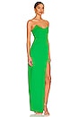 view 2 of 3 Ryleigh Strapless Maxi Dress in Green