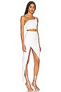 view 2 of 3 Lydia Maxi Skirt Set in White