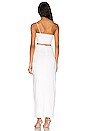 view 3 of 3 Lydia Maxi Skirt Set in White