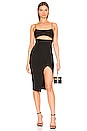 view 1 of 3 Trista Cut Out Dress in Black
