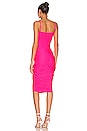 view 3 of 3 VESTIDO MIDI YOVANNA in Hot Pink