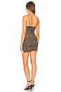 view 3 of 4 Eden Mini Dress in Black & Nude
