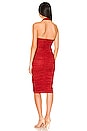view 3 of 4 Kelise Halter Midi Dress in Red