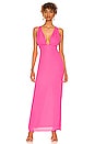 view 2 of 3 Lucinda Strappy Maxi Dress in Hot Pink