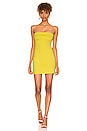 view 1 of 3 Anabelle Strapless Mini Dress in Yellow