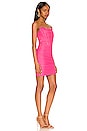 view 2 of 3 Sonya Bustier Mesh Dress in Hot Pink