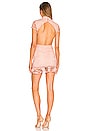 view 3 of 3 Brianna Open Back Dress in Blush Pink