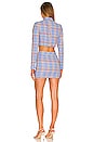 view 3 of 3 Dione Blazer Skirt Set in Blue