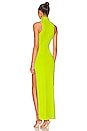 view 3 of 3 Janet Slit Midi Dress in Lime