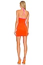 view 3 of 3 Nicky Deep V Dress in Orange