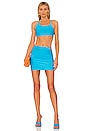 view 1 of 3 Meredith Strappy Skirt Set in Sky Blue