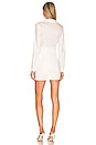 view 3 of 3 Colette Ruched Shirt Dress in White