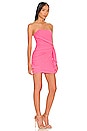 view 2 of 3 Andria Strapless Mini Dress in Pink