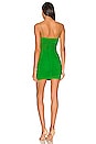 view 3 of 3 Kambella Ruched Mini Dress in Green