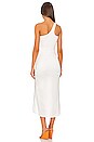 view 3 of 3 Marie One Shoulder Dress in White