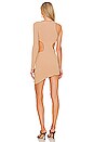 view 3 of 3 Katarina Cut Out Dress in Tan