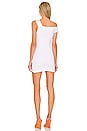view 3 of 3 Fallon Asymmetrical Mini Dress in White