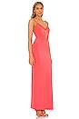 view 2 of 3 Felly Twist Maxi Dress in Coral