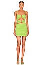 view 1 of 3 Criselle Mini Dress in Lime Green