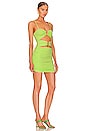 view 2 of 3 Criselle Mini Dress in Lime Green