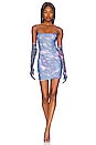 view 1 of 4 Jasper Glove Mini Dress in Blue Multi