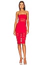 view 1 of 3 ROBE MAGDALENA in Red