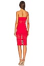 view 3 of 3 ROBE MAGDALENA in Red