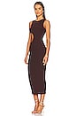 view 3 of 4 Louella Cut Out Dress in Brown