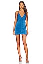 view 1 of 3 Corine Ruched Mini Dress in Electric Blue