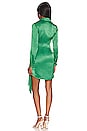 view 3 of 3 Sophie Draped Mini Dress in Kelly Green