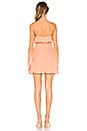 view 3 of 3 Whitney Ruffle Lace Up Dress in Light Pink