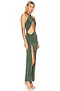 view 2 of 3 Adele Halter Maxi in Forest Green