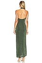 view 3 of 3 Adele Halter Maxi in Forest Green