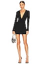 view 1 of 3 Marissa Deep V Mini Dress in Black