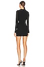 view 3 of 3 Marissa Deep V Mini Dress in Black