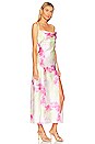 view 2 of 3 Krystal Slit Maxi Dress in Pink Tie Dye