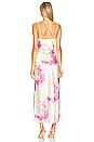 view 3 of 3 Krystal Slit Maxi Dress in Pink Tie Dye