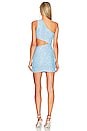 view 4 of 5 Cora One Shoulder Dress in Blue Multi