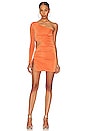 view 2 of 4 Camilla Cut Out Dress in Tangerine