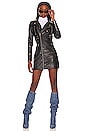 view 5 of 5 Alyssa Biker Dress in Black