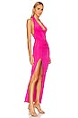 view 2 of 3 Jade Halter Maxi Dress in Hot Pink