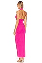 view 3 of 3 Jade Halter Maxi Dress in Hot Pink