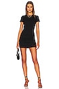 view 1 of 3 Darlah Ruched Mini Dress in Black
