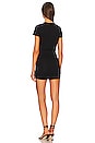view 3 of 3 Darlah Ruched Mini Dress in Black