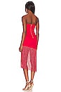view 3 of 5 Cleo Strapless Dress in Red