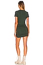 view 3 of 3 Darlah Ruched Mini Dress in Green