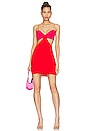 view 1 of 3 Rayleen Cut Out Dress in Pink & Red