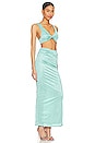 view 2 of 3 Joana Maxi Skirt Set in Teal